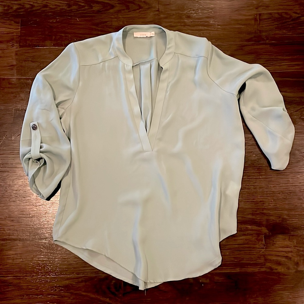 Lush size S deep V blouse